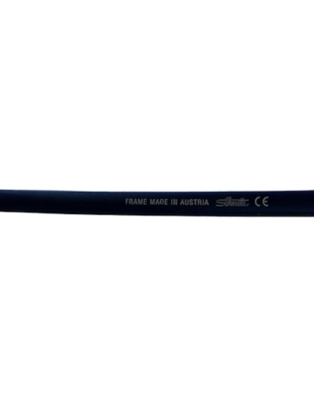 Silhouette Rimless Blue and Silver Glasses
